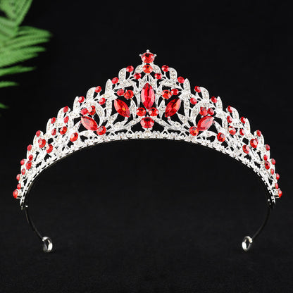 Alloy Rhinestone Princess Birthday Crown Photo Studio Hair Accessory