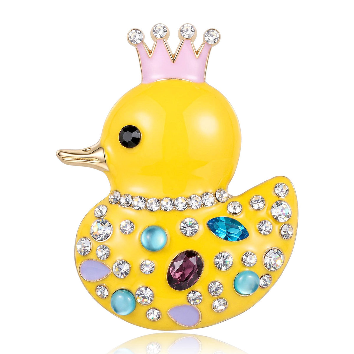 Simple Fashionable And Versatile Cute Duck Brooch