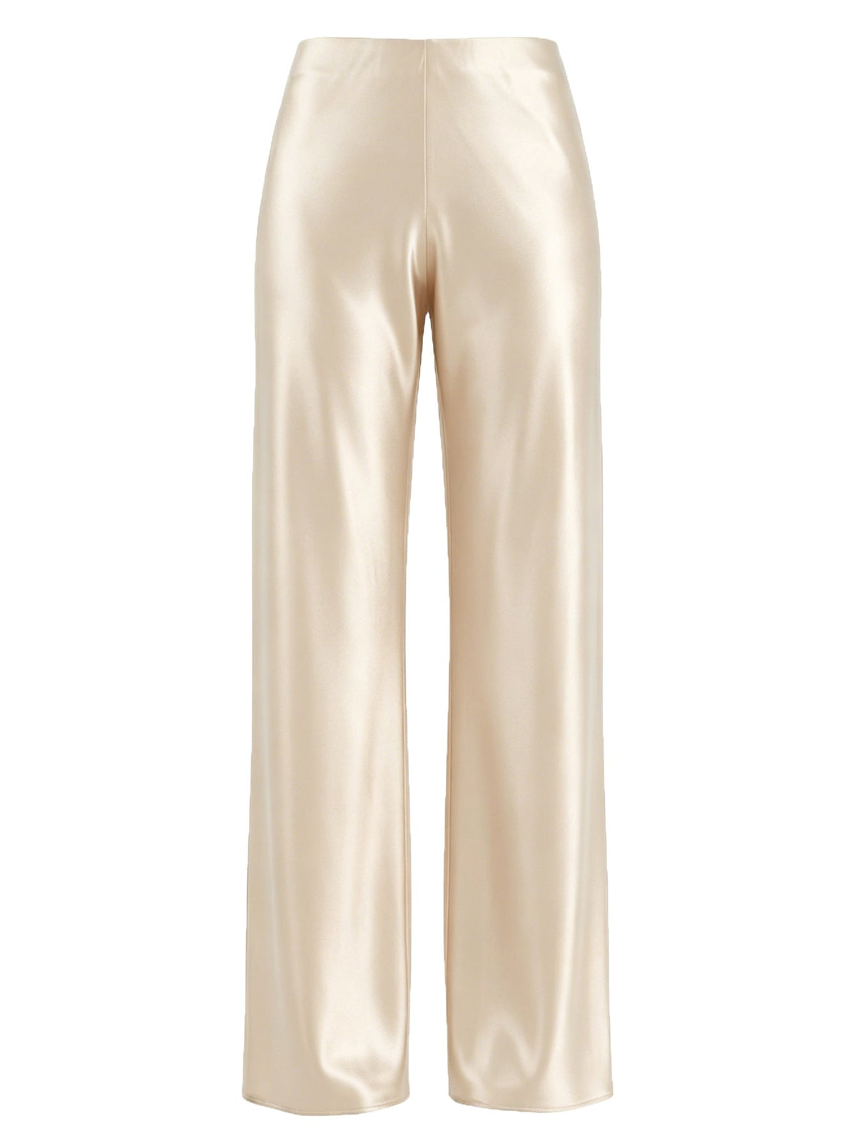 Cross-Border Amazon Acetate Satin Wide-Leg Pants For Women, Light Luxury High-End Casual Pants, High-Waisted Drapey Straight-Leg Long Pants