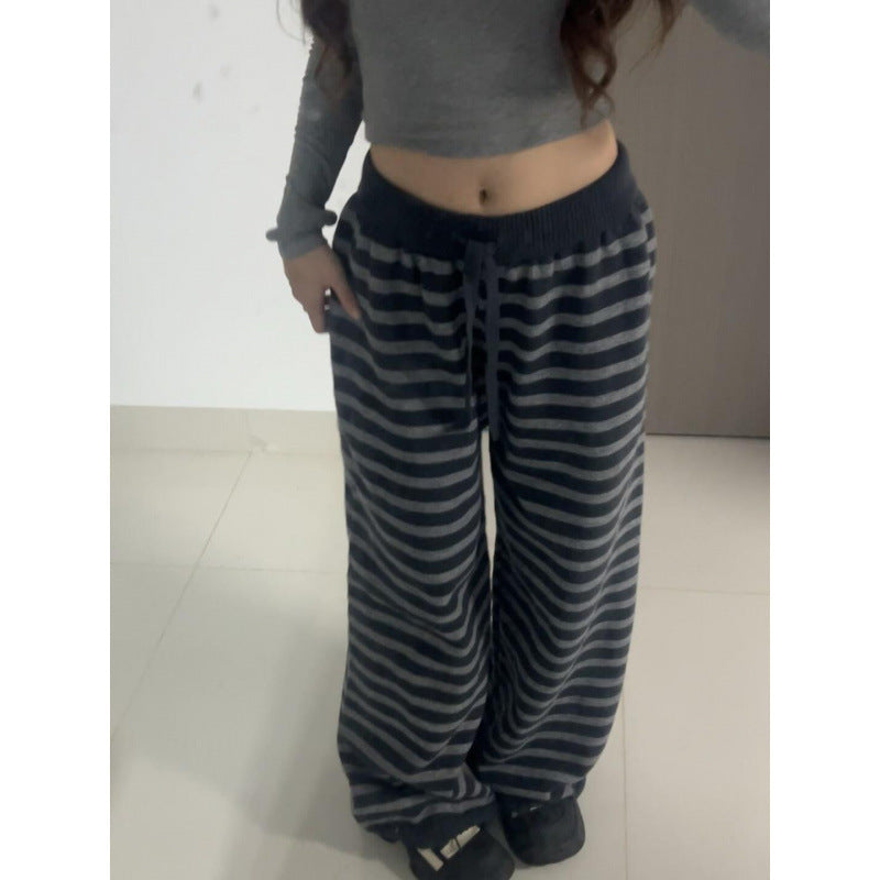 Retro Loose Slimming Wide-leg Pants For Women