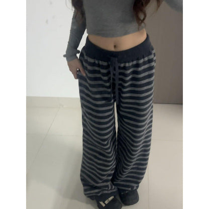 Retro Loose Slimming Wide-leg Pants For Women