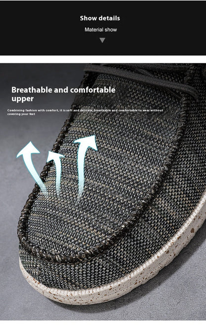 Men's Breathable Casual Canvas Shoes