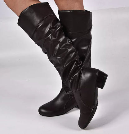 Winter Women Long Boots Flat Boots