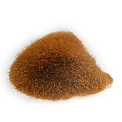 Large Size Solid Color Fluffy Soft Bottom Winter Baotou Home Warm Multi-color Cotton Slippers