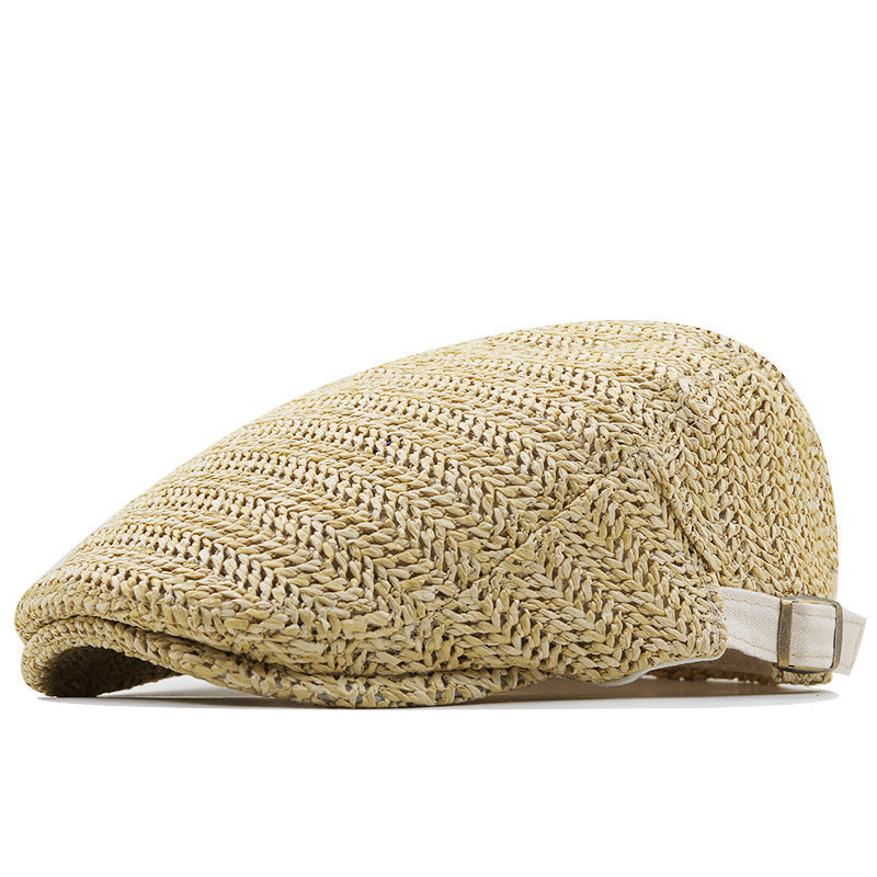 Men's Simple Breathable Summer Sun Hat Beret