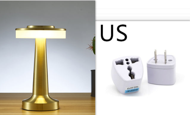 Touch Led Charging Table Lamp Creative Dining Hotel Bar Coffee Table Lamp Outdoor Night Light Living Room Decorative Desk Lamp