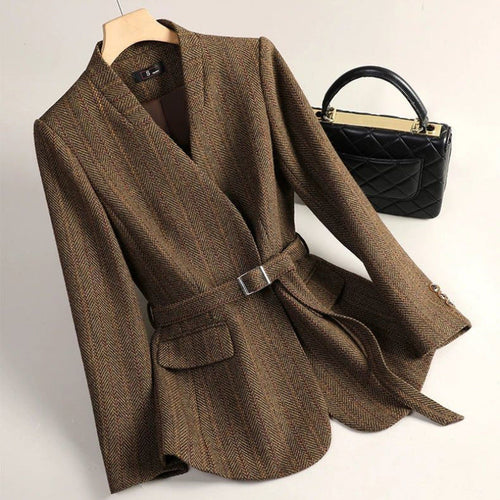 Sophisticated Wool Blazer For Women