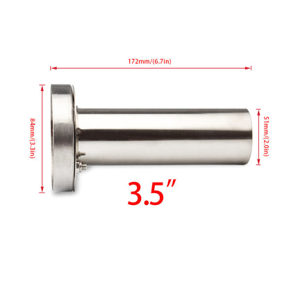 Adjustable 304 Stainless Steel Car Universal Exhaust Pipe