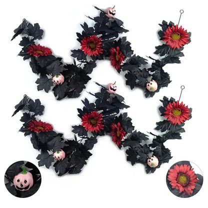 Artificial Halloween Pumpkin Vine Party Decorations