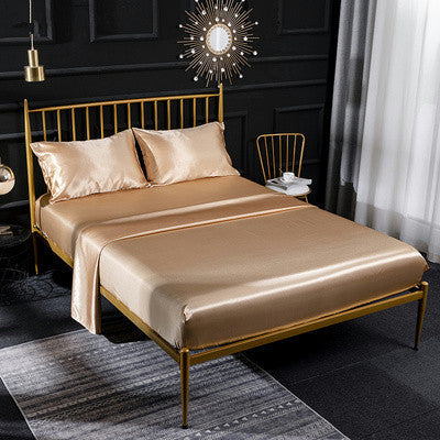 Satin Bedding Set 4 Pieces Queen King Size