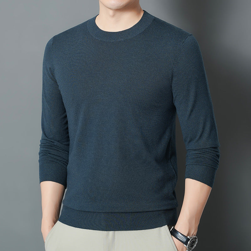 Pullover Solid-color Thermal Base Layer