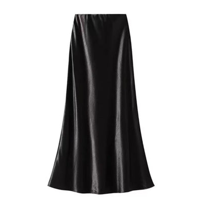 HQ Acetate Satin Skirt For Women