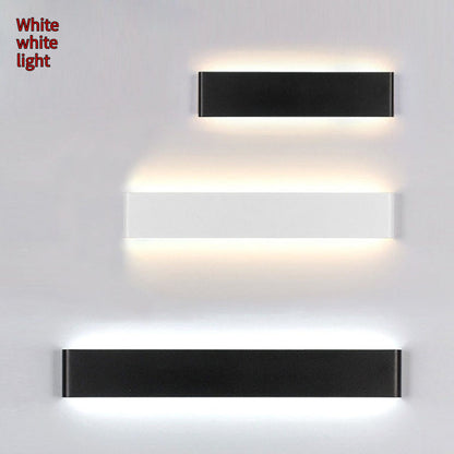 Ultra-thin aluminum led bedside lamp