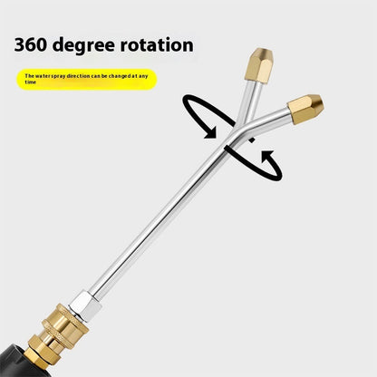 Curved Nozzle High Pressure Water Gun Quick Connector