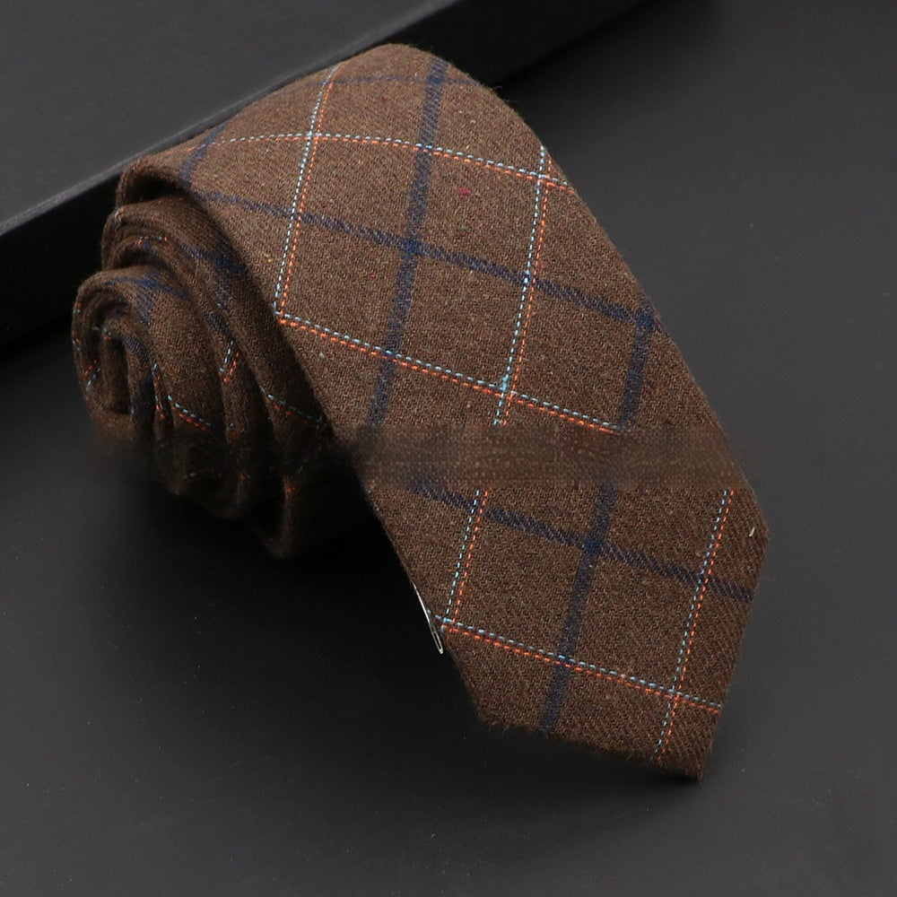 Woolen Korean Casual Necktie Accessories