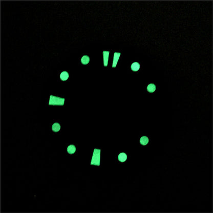 Modified Watch Dial With Luminous Numerals