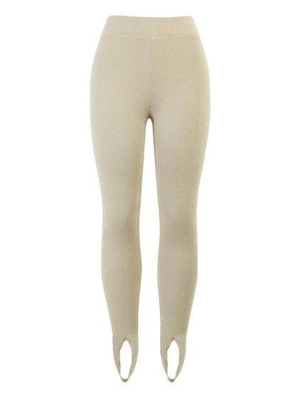 Ribbed Mid Waist Leggings for Comfortable Everyday Wear