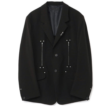 Men's Double Zip Punk Stud Blazer