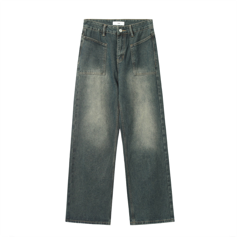Fashion Washed White Jeans For Men