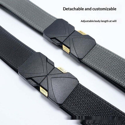 Mens Nylon Canvas Tactical Belt With Adjustable Buckle For Custom Fit