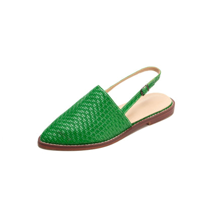 Extra-large Plus-size Woven-toe Sandals For Women
