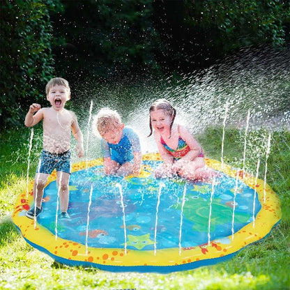 Inflatable spray pad