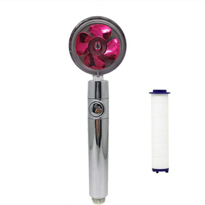 Turbo Propeller Shower Head Handheld High Pressure