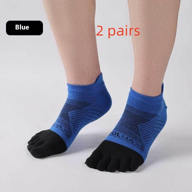Sports Marathon Toe Socks Men