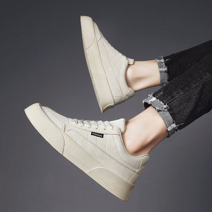 Breathable Lace-up Sneakers for Men