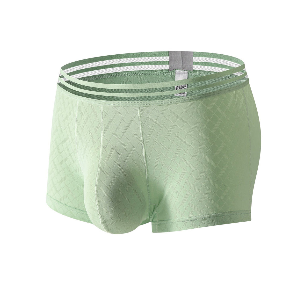 Mens Ice Silk Breathable Sexy Boxer Briefs