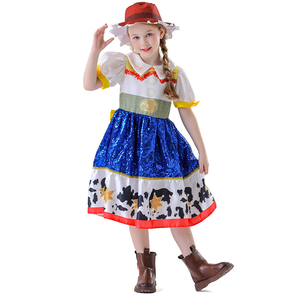 European And American Cosplay Cuisi Children Shirt Suit