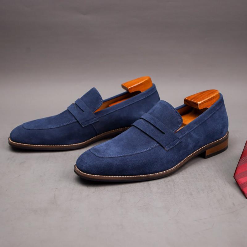 Men's Casual Versatile Solid Color British Loafers