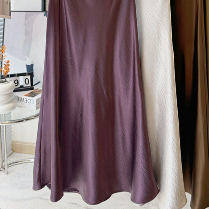 HQ Acetate Satin Skirt For Women