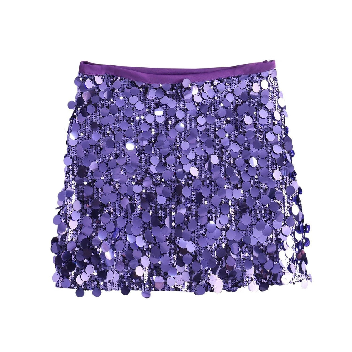 Sequined Sheath Skirt Mini Women