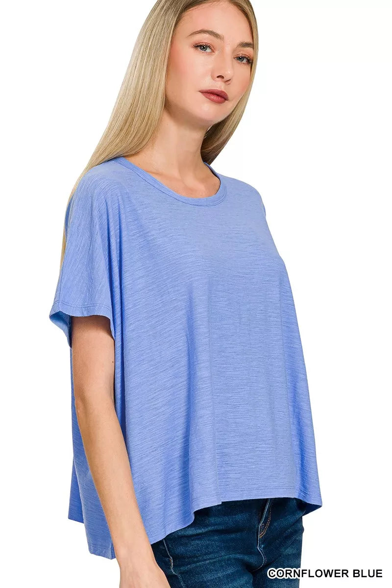 Zenana Round Neck Short Sleeve T-Shirt