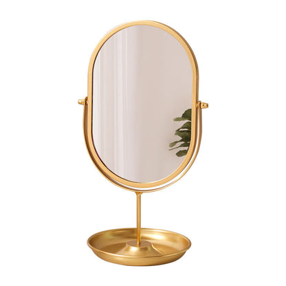 Household High-value Dressing Table Bedroom Desktop Makeup Mirror Lightweight