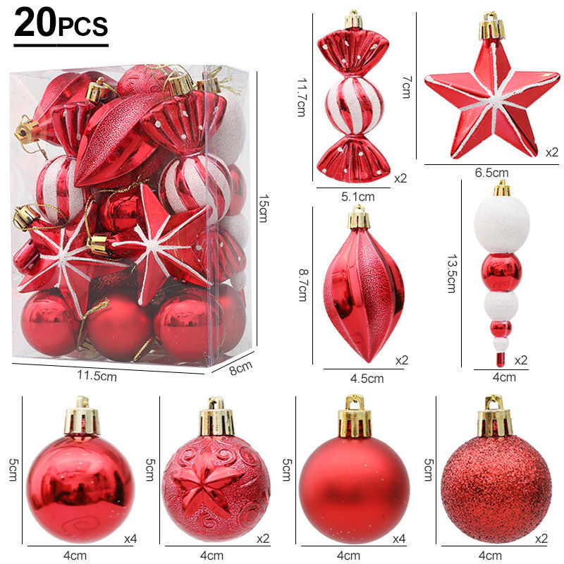 Christmas Tree Decorations Pendant Set