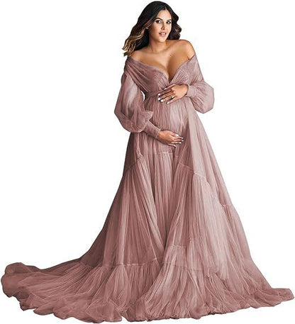Womens Mesh Skirt Patchwork Photo Dress