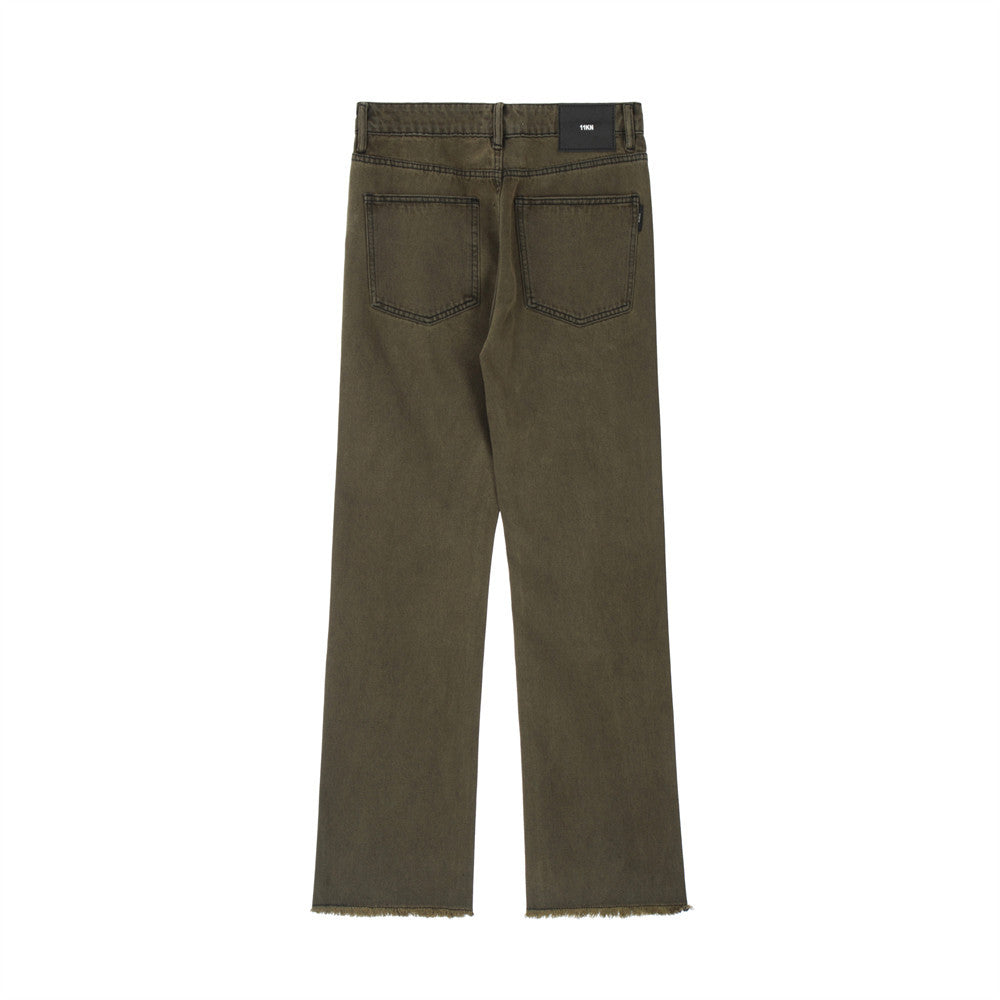 Casual Straight-leg Jeans For Men