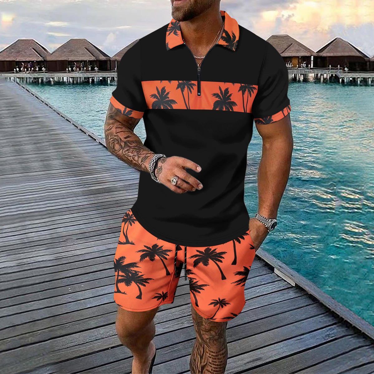 Summer New Men Leisure Set