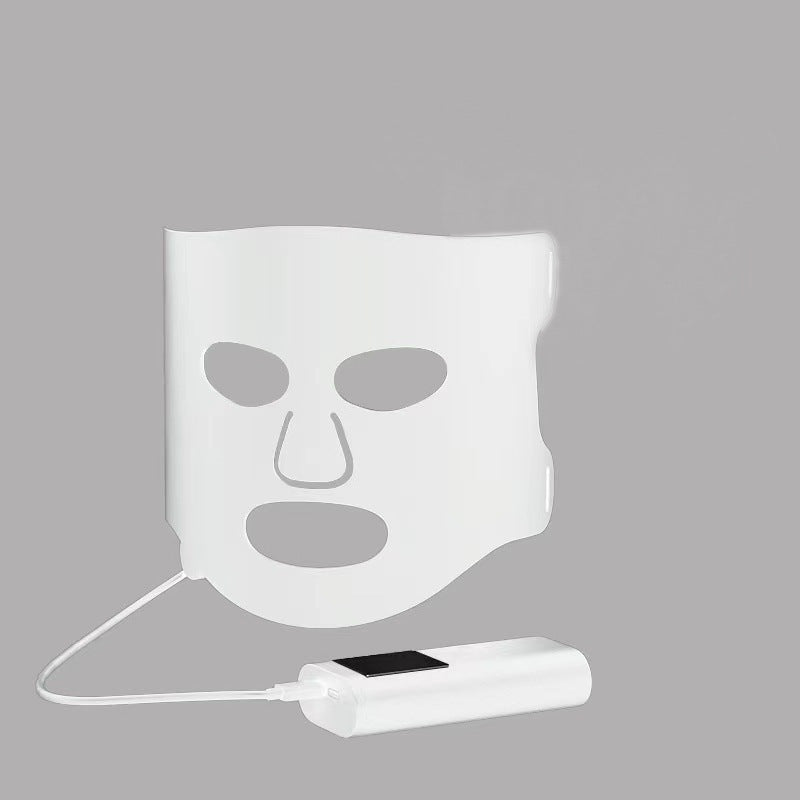 Colorful LED Phototherapy Home Face Black Gold Mask