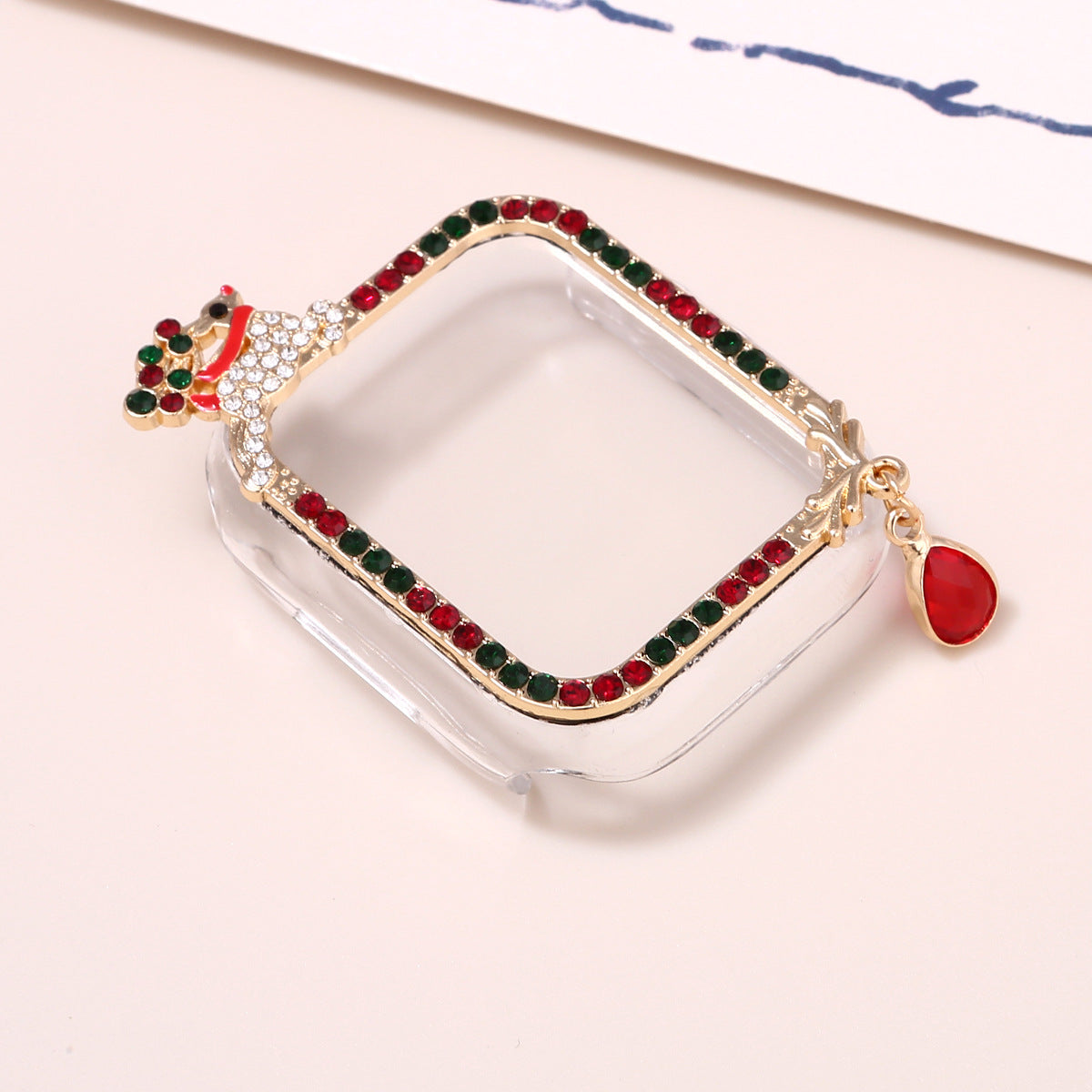 New Christmas Watch Strap Suitable For IWatch Chain Case Iwatch56789Sechristmas
