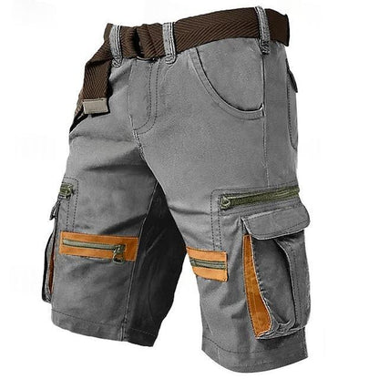 Men's Breathable Outdoor Work Shorts With Multiple Pockets