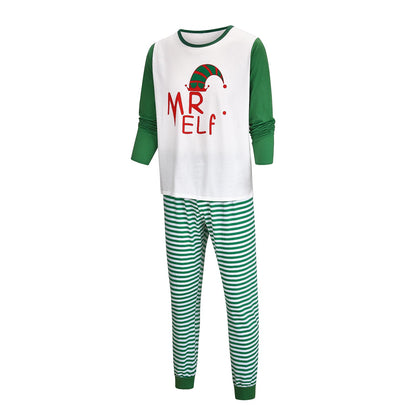 Home Clothes Pajama Suit Christmas Parent-child