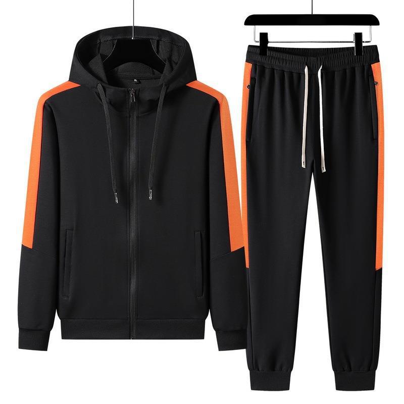 Morning Run Workout Autumn Men Leisure Set Hooded