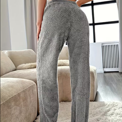 Casual Solid-color Pants Sweatpants Pajama Pants Loungewear