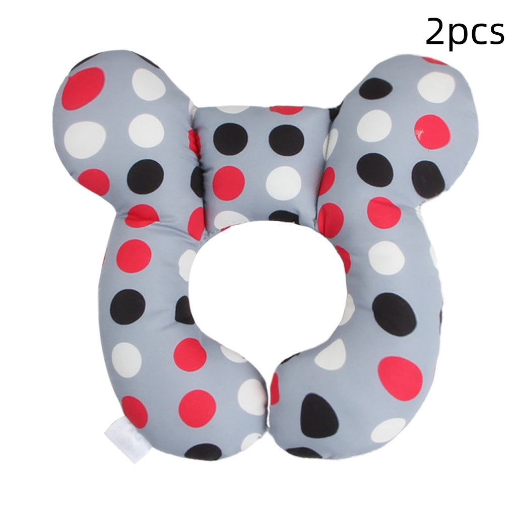 Infant Pillow  Baby Bed  U-Shaped Safety Seat  Neck Guard  Fixed Stereotyped Stroller Pillow