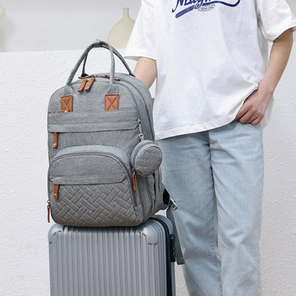 Multi-functional USB-charging Stroller Bag With Separate Dry And Wet Compartments