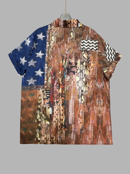 Button-Up Short Sleeve Shirt