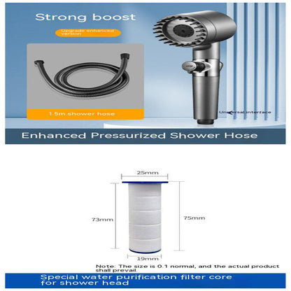 Adjustable Supercharged Shower Head